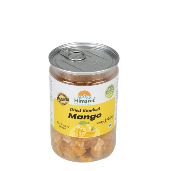 Himsrot Dried Premium Mango Candies from Himalayas 100% Natural, 200g