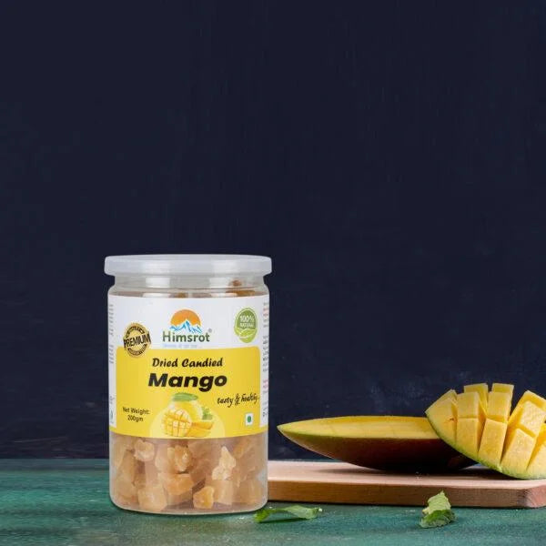Himsrot Dried Premium Mango Candies from Himalayas 100% Natural, 200g