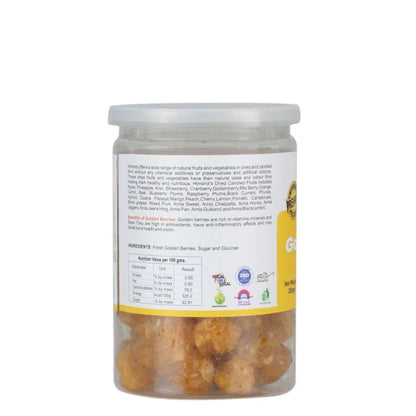 Himsrot Dried Golden Berries Healthy Whole Dry Golden Berry Fruit from Himalayas 100% Natural Sun Dried berries, 200g