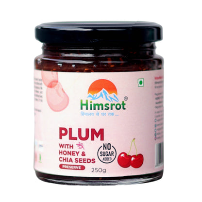 Himsrot Plum Preserve with Honey & Chia Seeds 250gm
