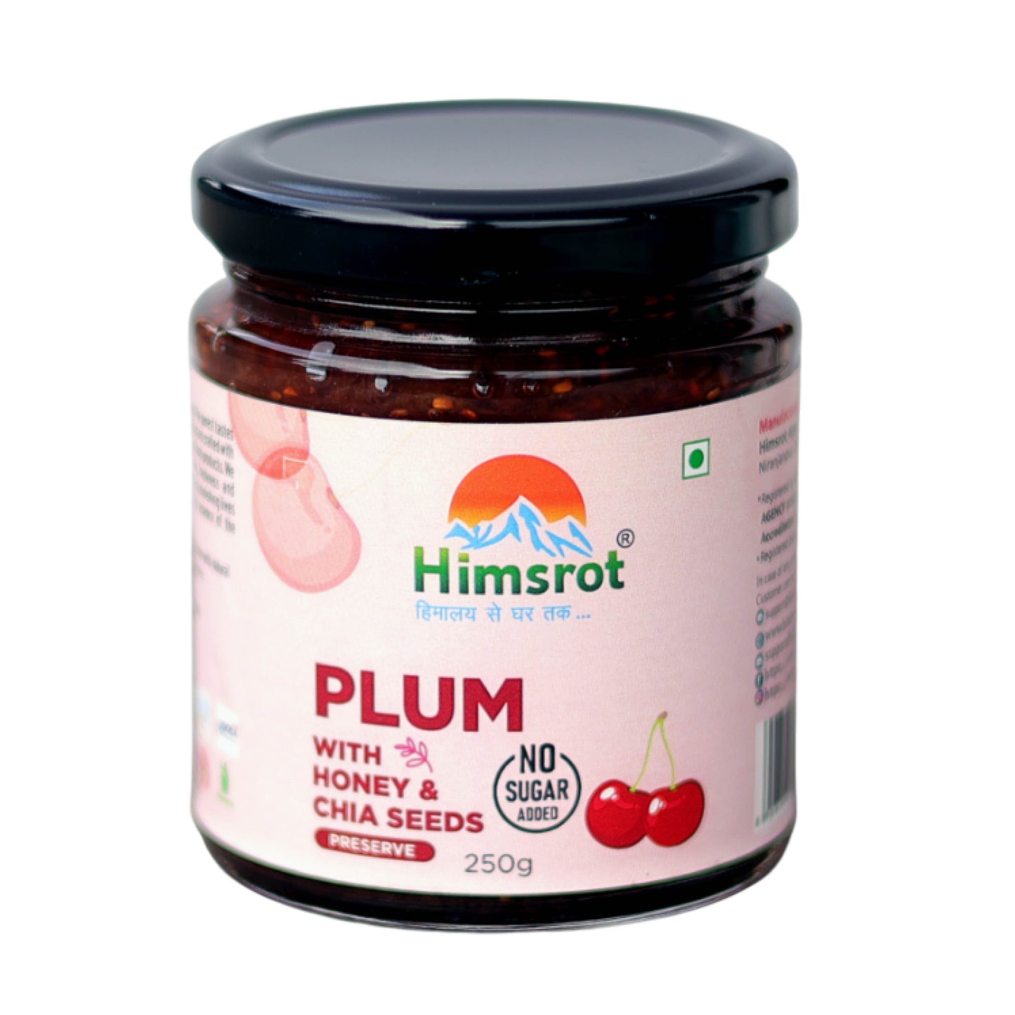 Himsrot Plum Preserve with Honey & Chia Seeds 250gm