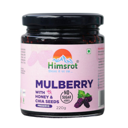 Himsrot Mulberry Preserve with Honey & Chia Seeds 220gm