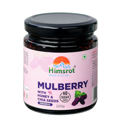 Himsrot Mulberry Preserve with Honey & Chia Seeds 220gm