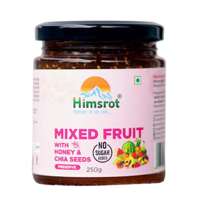 Himsrot Mixed Fruit Preserve with Honey & Chia Seeds 250gm