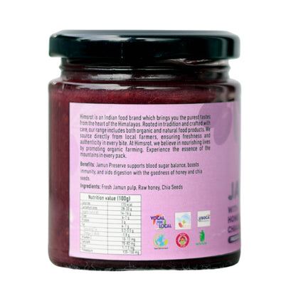Himsrot Jamun Preserve with Honey & Chia Seeds 250gm