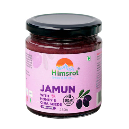 Himsrot Jamun Preserve with Honey & Chia Seeds 250gm