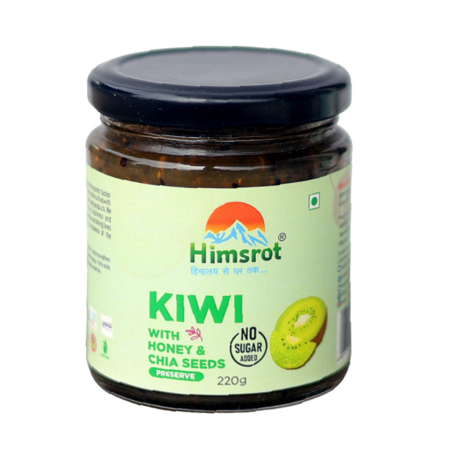Himsrot Kiwi Preserve with Honey & Chia Seeds 220gm