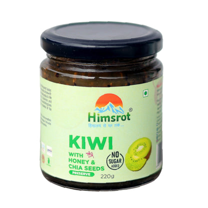 Himsrot Kiwi Preserve with Honey & Chia Seeds 220gm