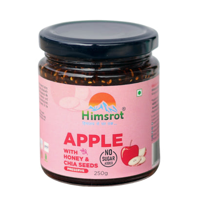 Himsrot Apple Preserve with Honey & Chia Seeds 250gm
