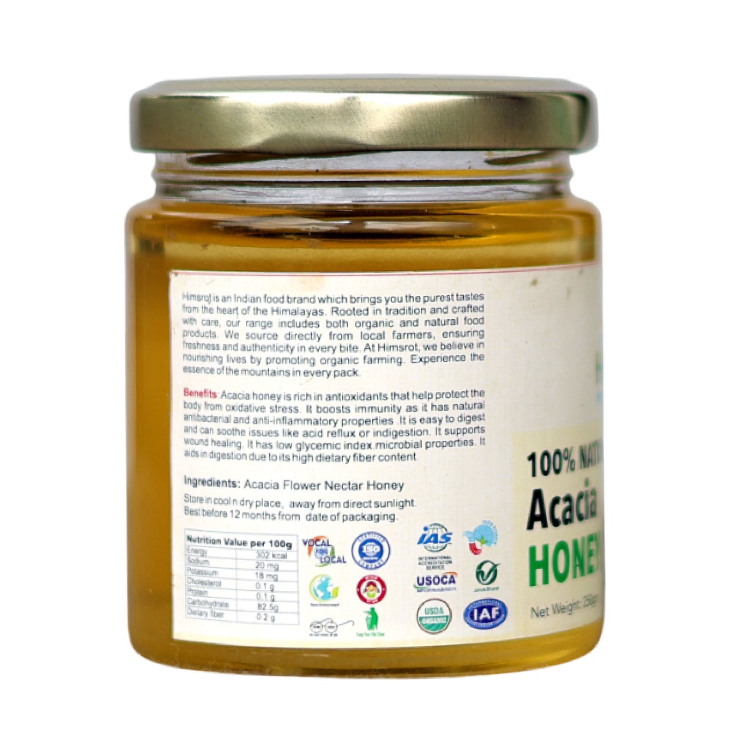 Himsrot Acacia Honey      250gm