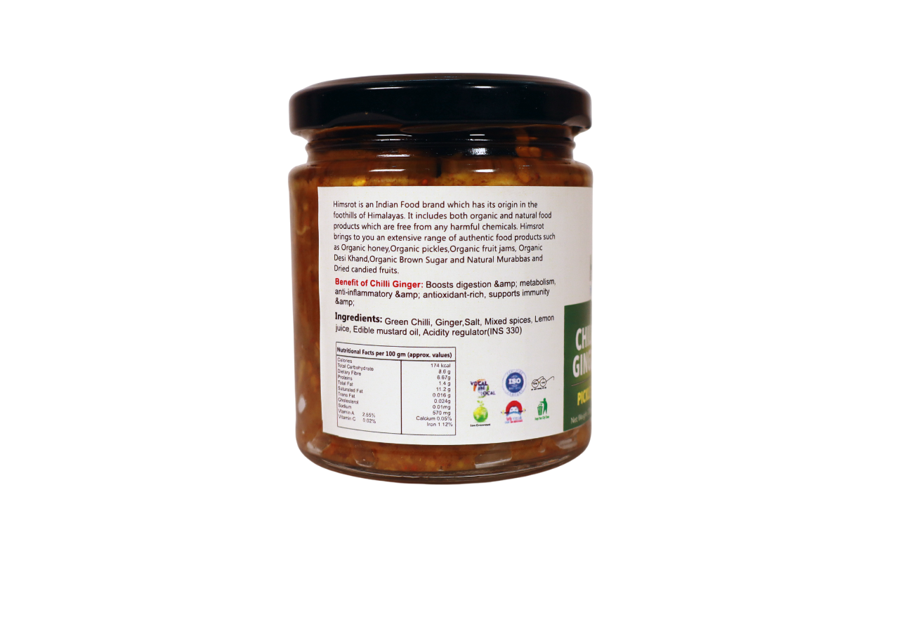 Himsrot Chilli Ginger Pickle 200gm