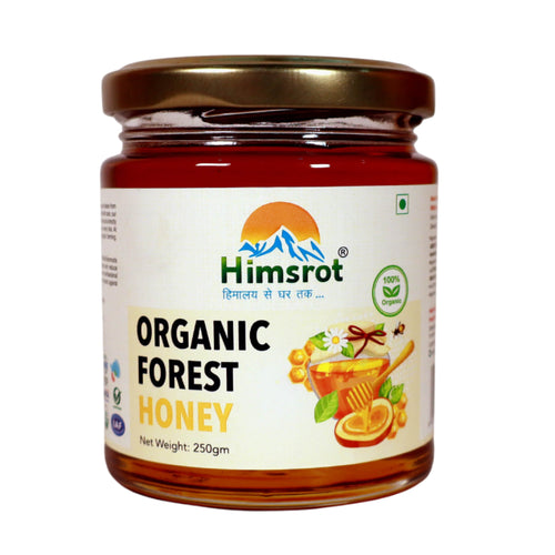 Himsrot Organic Wild Forest Honey | Raw & Unprocessed Himalayan Honey