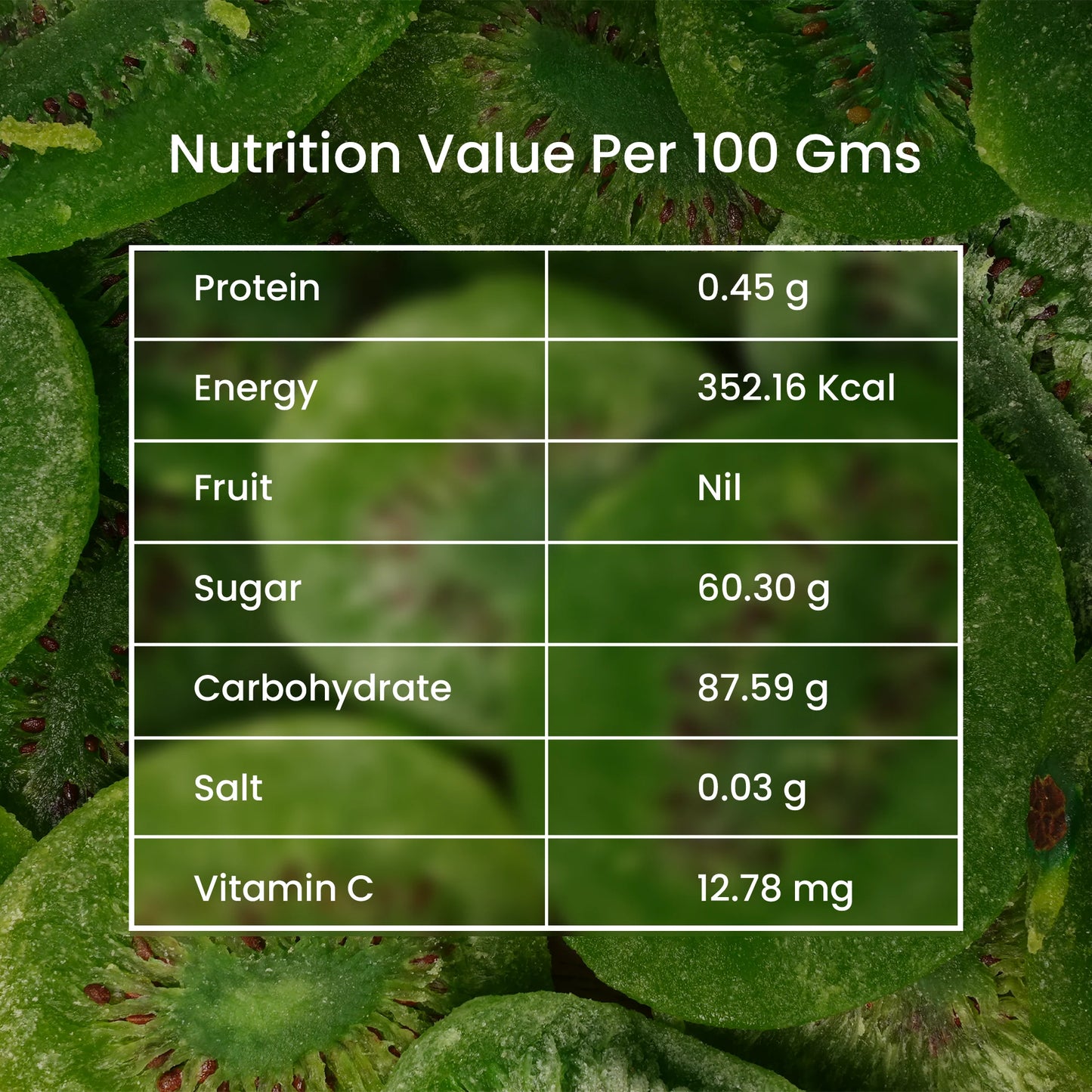 Himsrot Dried Premium Kiwi Slices Superfood Snacks from the Himalayas 100% Natural, 200g