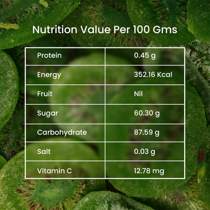 Himsrot Dried Premium Kiwi Slices Superfood Snacks from the Himalayas 100% Natural, 200g