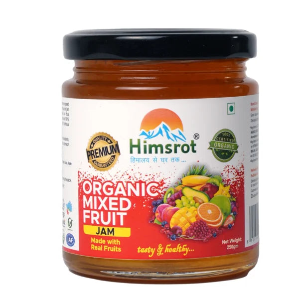 Himsrot Organic Mixed Fruit Jam, 250g