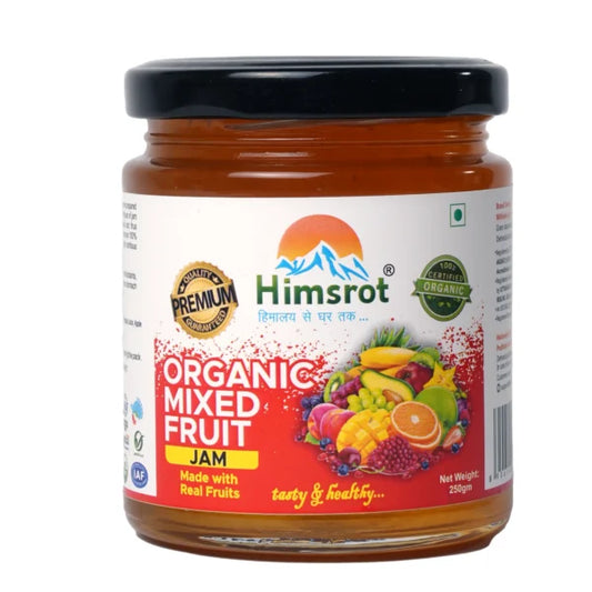 Himsrot Organic Mixed Fruit Jam, 250g