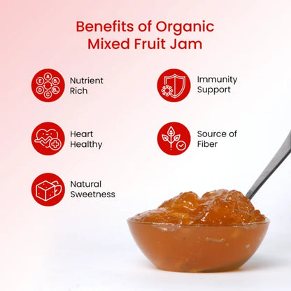 Himsrot Organic Mixed Fruit Jam, 250g