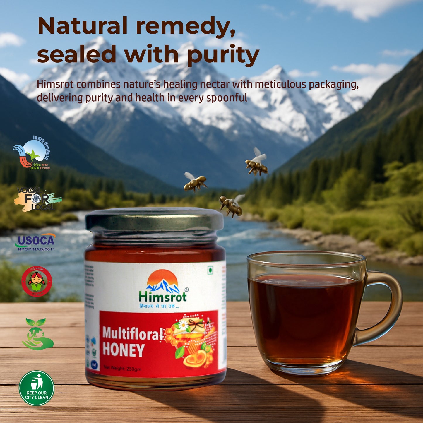 Himsrot Multi Floral Honey 250g