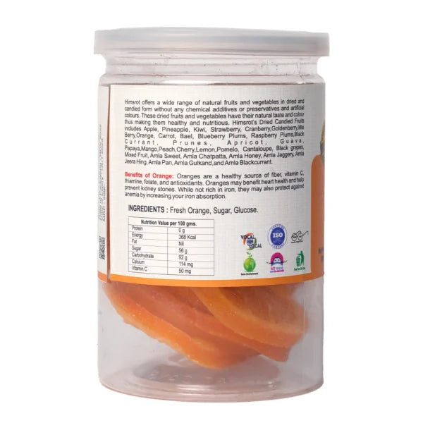 Himsrot Dried Premium Orange Slices from Himalayas 100% Natural, 200g