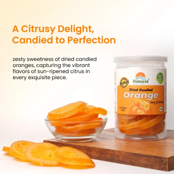 Himsrot Dried Premium Orange Slices from Himalayas 100% Natural, 200g