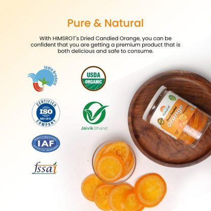 Himsrot Dried Premium Orange Slices from Himalayas 100% Natural, 200g