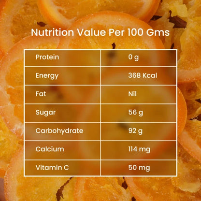 Himsrot Dried Premium Orange Slices from Himalayas 100% Natural, 200g