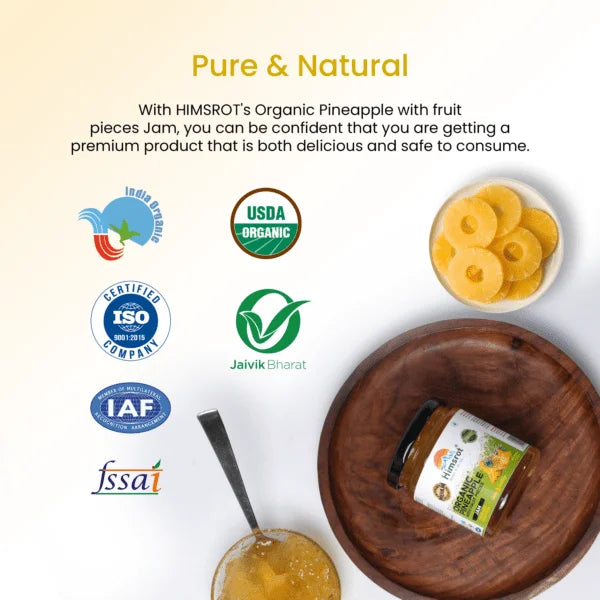 Himsrot Organic Pineapple Marmalade, 250g