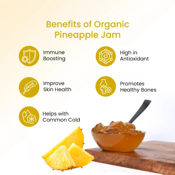 Himsrot Organic Pineapple Jam, 250g