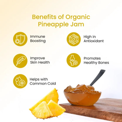 Himsrot Organic Pineapple Jam, 250g