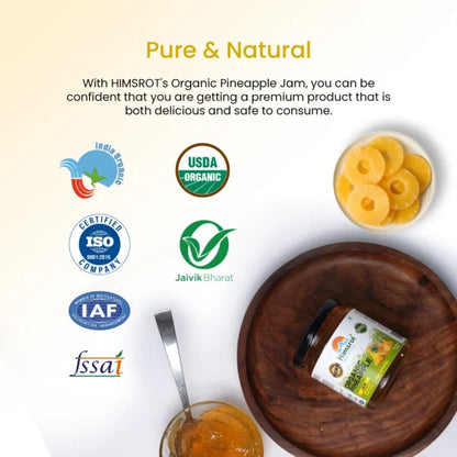 Himsrot Organic Pineapple Jam, 250g