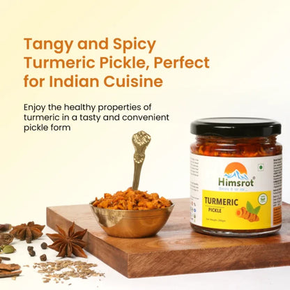 Himsrot Organic Turmeric Pickle Haldi Achar,  200g