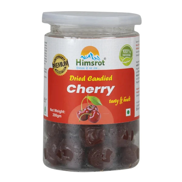 Himsrot Dried Cherries Healthy Whole Dry Sweet Cherry from Himalayas 100% Natural Sun Dried Berries, 200g