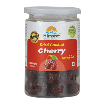 Himsrot Dried Cherries Healthy Whole Dry Sweet Cherry from Himalayas 100% Natural Sun Dried Berries, 200g