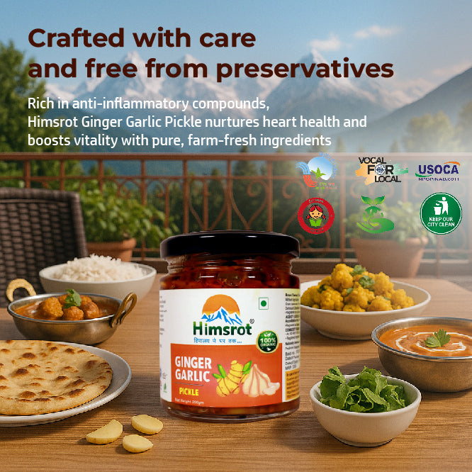Himsrot Ginger Garlic Pickle 200gm