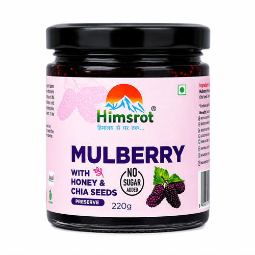 Himsrot Mulberry Preserve with Honey & Chia Seeds 220gm