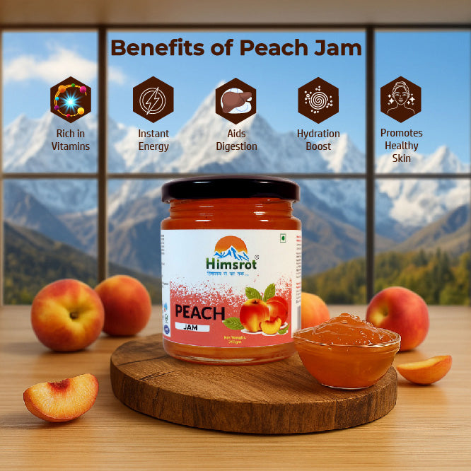 Himsrot Peach Jam 250g