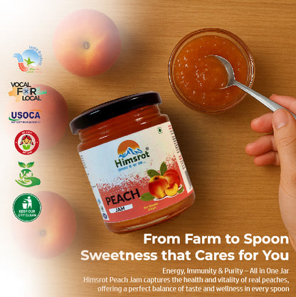 Himsrot Peach Jam 250g