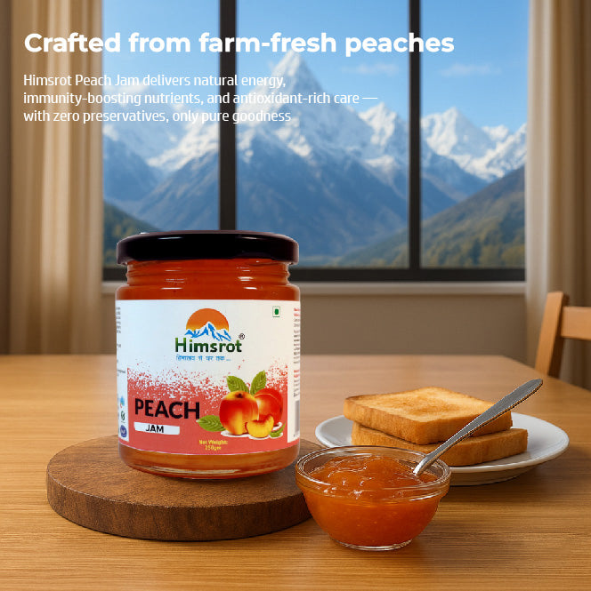 Himsrot Peach Jam 250g