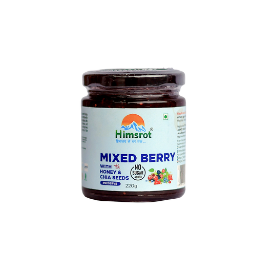 Himsrot Mixed Berry Preserve with Honey & Chia Seeds 250gm