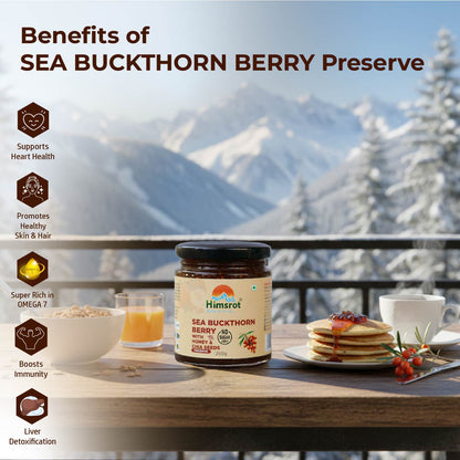 Himsrot Seabuckthorn Berry Preserve With Honey n Chia Seeds