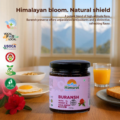 Himsrot Buransh Preserve With Honey n Chia Seeds