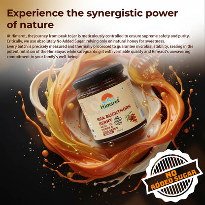 Himsrot Seabuckthorn Berry Preserve With Honey n Chia Seeds
